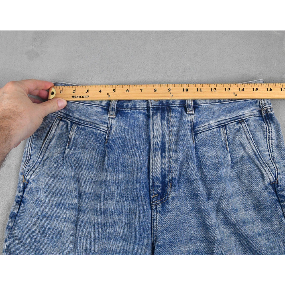 American‎ Eagle Jeans Womens 14 Long (31x29) Mom Jean Hi-Rise Blue Denim - Picture 9 of 11